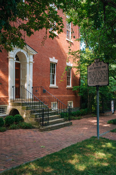 Robert E Lee's Boyhood Home, in Alexandria, Virginia