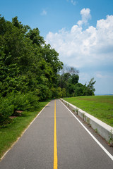 The Mount Vernon Trail at Jones Point Park, in Alexandria, Virginia