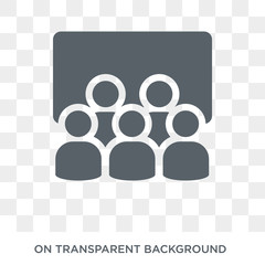 Cinema icon. Trendy flat vector Cinema icon on transparent background from Cinema collection. High quality filled Cinema symbol use for web and mobile