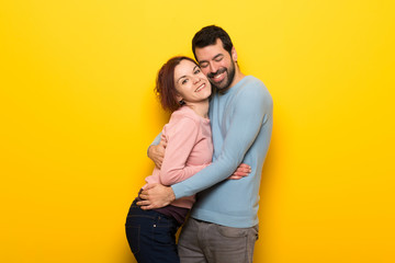 Fototapeta premium Couple in valentine day hugging