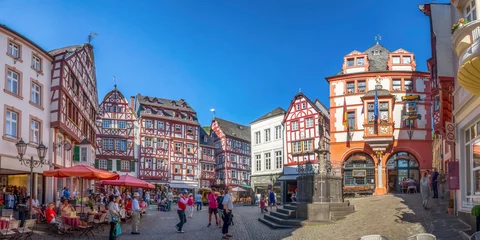 Abwaschbare Fototapete Bernkastel Kues, Altstadt, Marktplatz  © Sina Ettmer