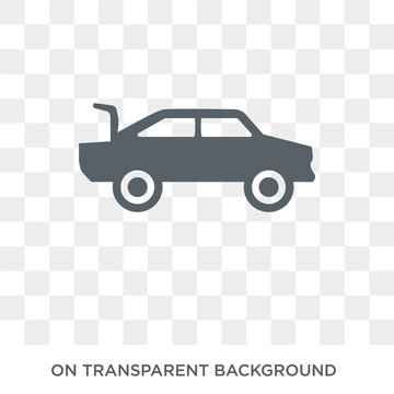 Car Boot Icon. Car Boot Design Concept From Car Parts Collection. Simple Element Vector Illustration On Transparent Background.