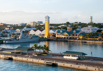 Fototapeta na wymiar Morning In Nassau Port