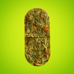 Marijuana pill.