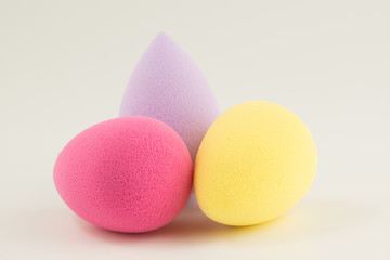 sponge for applying cosmetics on face