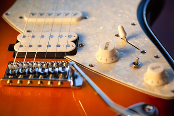 electric guitar pickups and strings