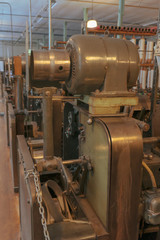 Fototapeta na wymiar spinning factory, väveri museum Rydal 