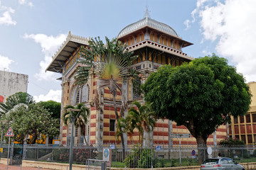 Fototapeta premium Schoelcher library - Fort-de-France, Martinique FWI