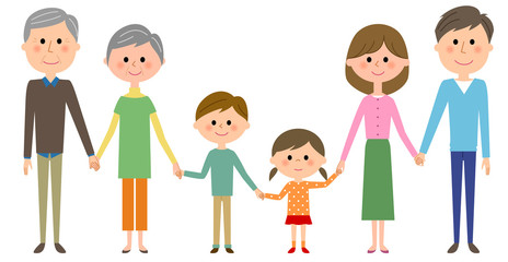 三世代家族 ファミリー