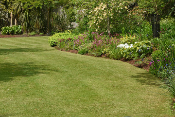 Fototapeta na wymiar A perfect English country garden
