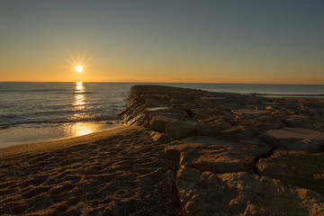 Sunrise on the coast of Benicasim, Castellon