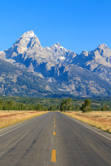 Beautiful Landscape of Grand Tetons Range