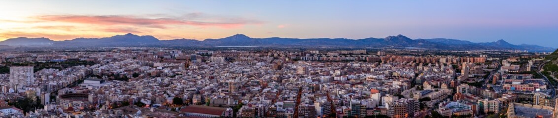 Fototapeta premium Panorama of Alicante