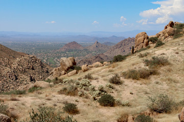 View of Troon from Tom's Thumb