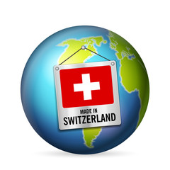 Obraz premium Sign made in Switzerland