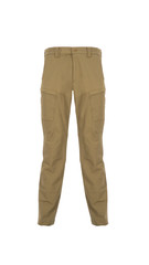 tactical brown pants in front of white background