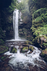 Akamara waterfall Abkhazia