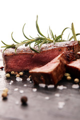 Barbecue filet Steak. Black Angus Prime meat steaks