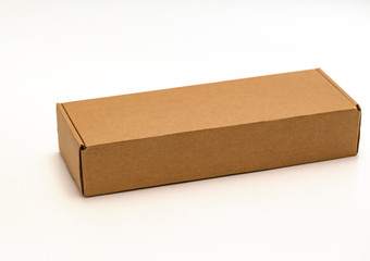 Cardboard Box isolated on a White background 