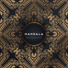 luxury ornamental mandala design background
