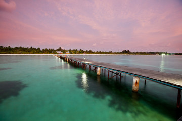Fototapeta premium Boardwalk on the beach