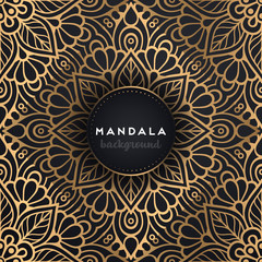 luxury ornamental mandala design background