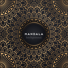 luxury ornamental mandala design background