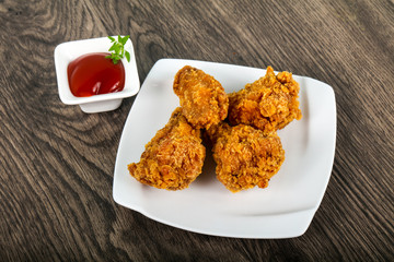 Crispy chicken wings