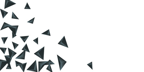 Triangle background. Abstract composition of triangular pyramids. © niko180180