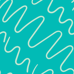 Abstract geometric seamless pattern with diagonal zigzag lines. Doodle background. Vector illustration.