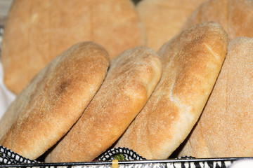 gebackenes marokkanisches Brot