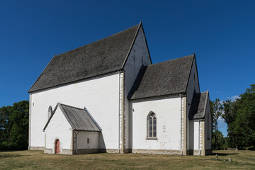 Fototapeta na wymiar Muhu St Catherine Church, Saaremaa, Estonia, Europe