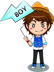 boy children cartoon