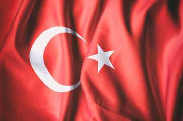 Flag of Turkey. National pride and identity concept.