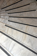 Stairs / Marble staircase in the old hotel of Baku, Azerbaijan