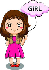 girl children cartoon