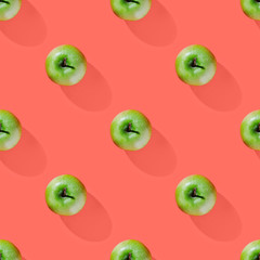seamless pattern consisting of apples