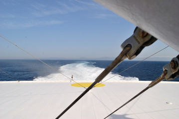 Ferry: Vista desde popa