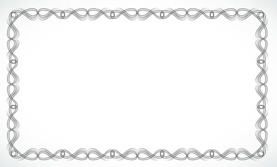 Frame for design drawn in vector illustration eps 10