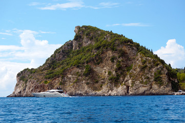 Fototapeta premium weird shapes silhouette monkey