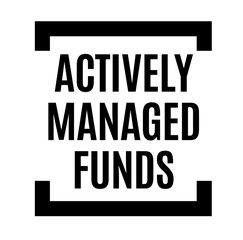 actively managed funds black stamp