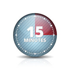 15 Minutes Time button illustration