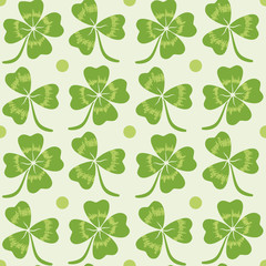 pattern with lucky clover