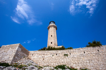 Fototapeta na wymiar Stoncica lighthouse, Vis island - Croatia