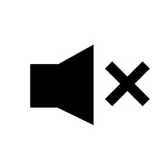 No sound icon