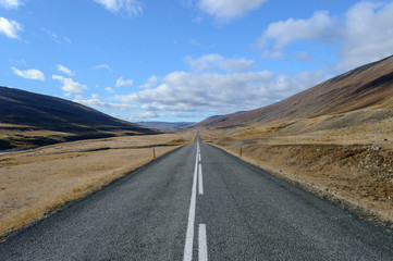 The famous ring road of Iceland