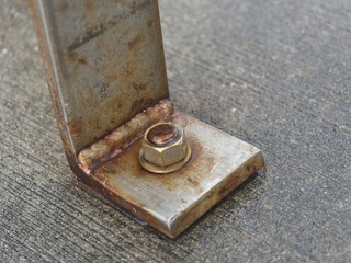 bracket and bolt