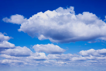 Blue sky panorama