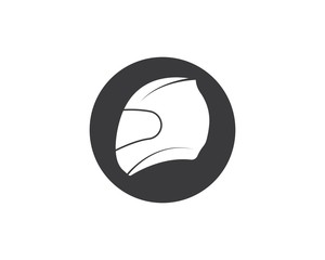helmet vector icon logo illustration