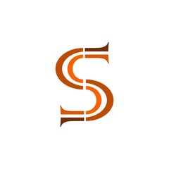 S logo letter design